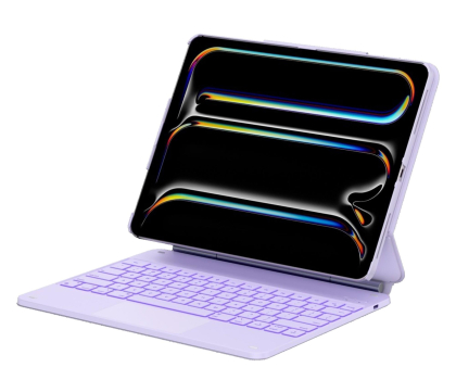 Etui TYPECASE Etui Edge z klawiaturą do iPad Air 13" M2/M3/M4 fioletowy